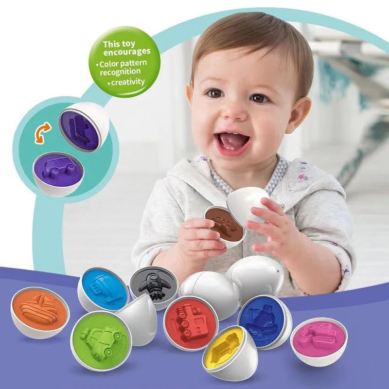 Montessori Geometric Eggs