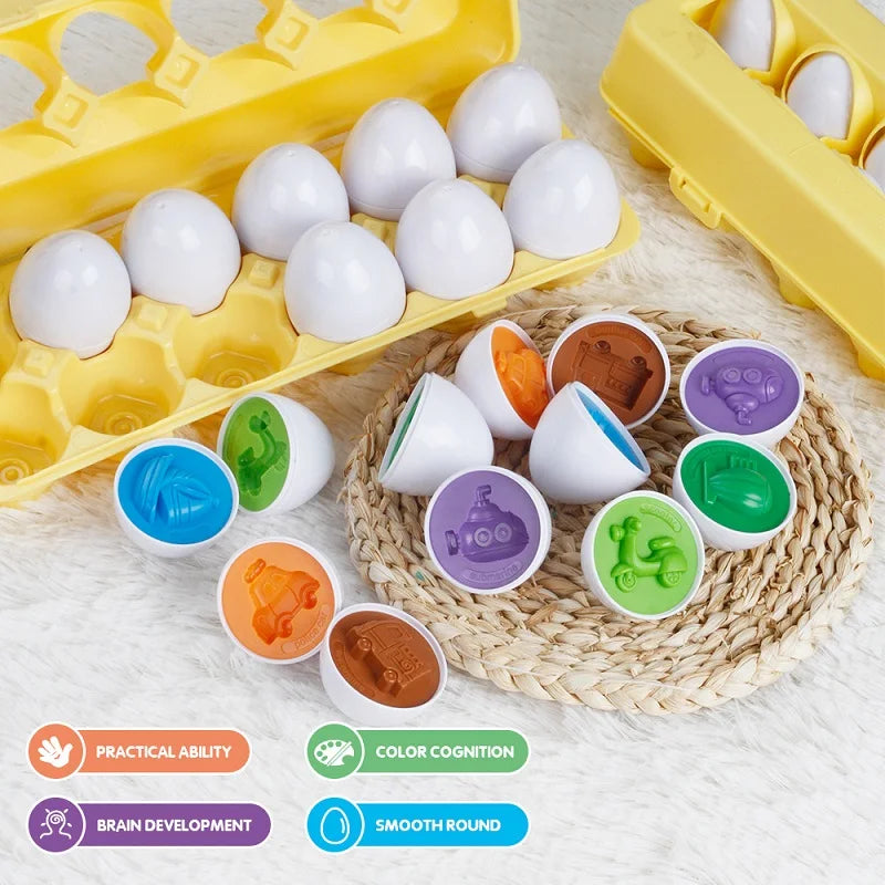 Montessori Geometric Eggs