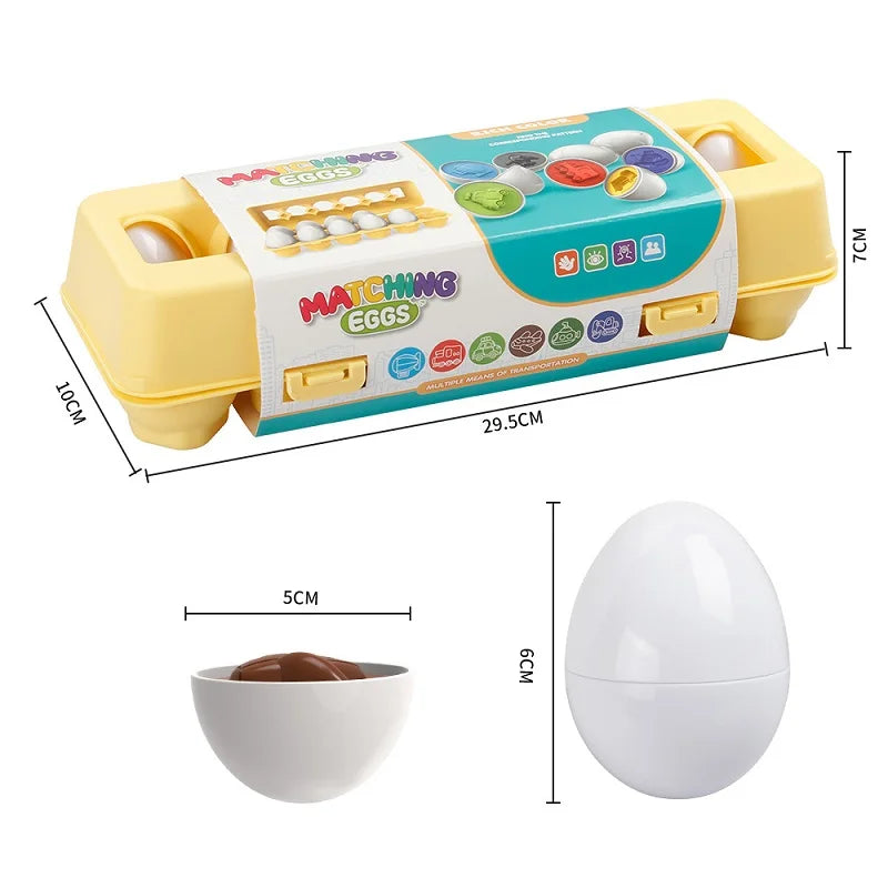Montessori Geometric Eggs