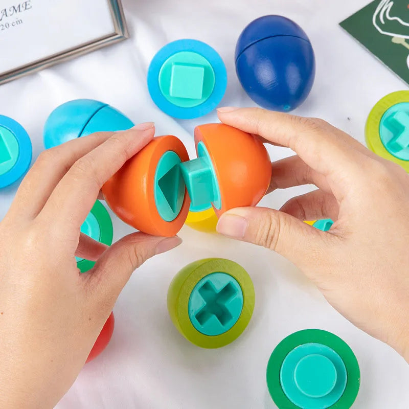 Montessori Geometric Eggs