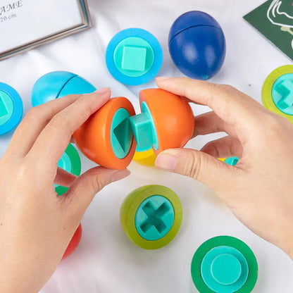 Montessori Geometric Eggs