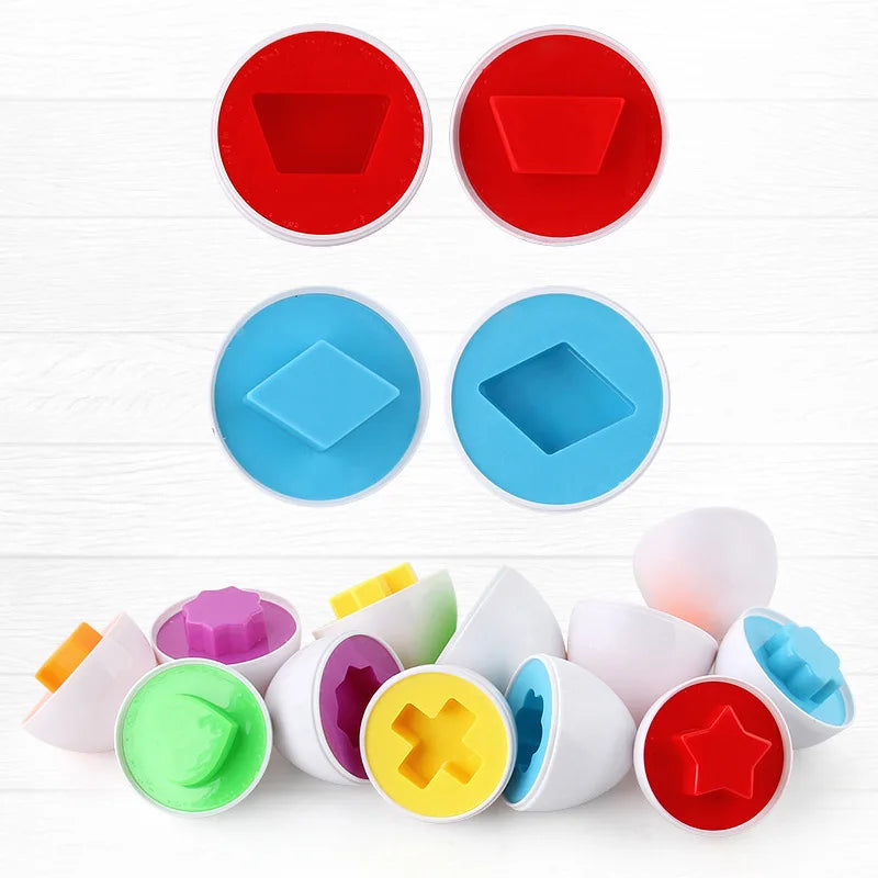 Montessori Geometric Eggs