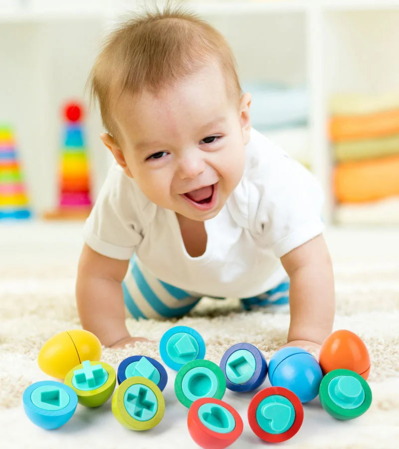 Montessori Geometric Eggs