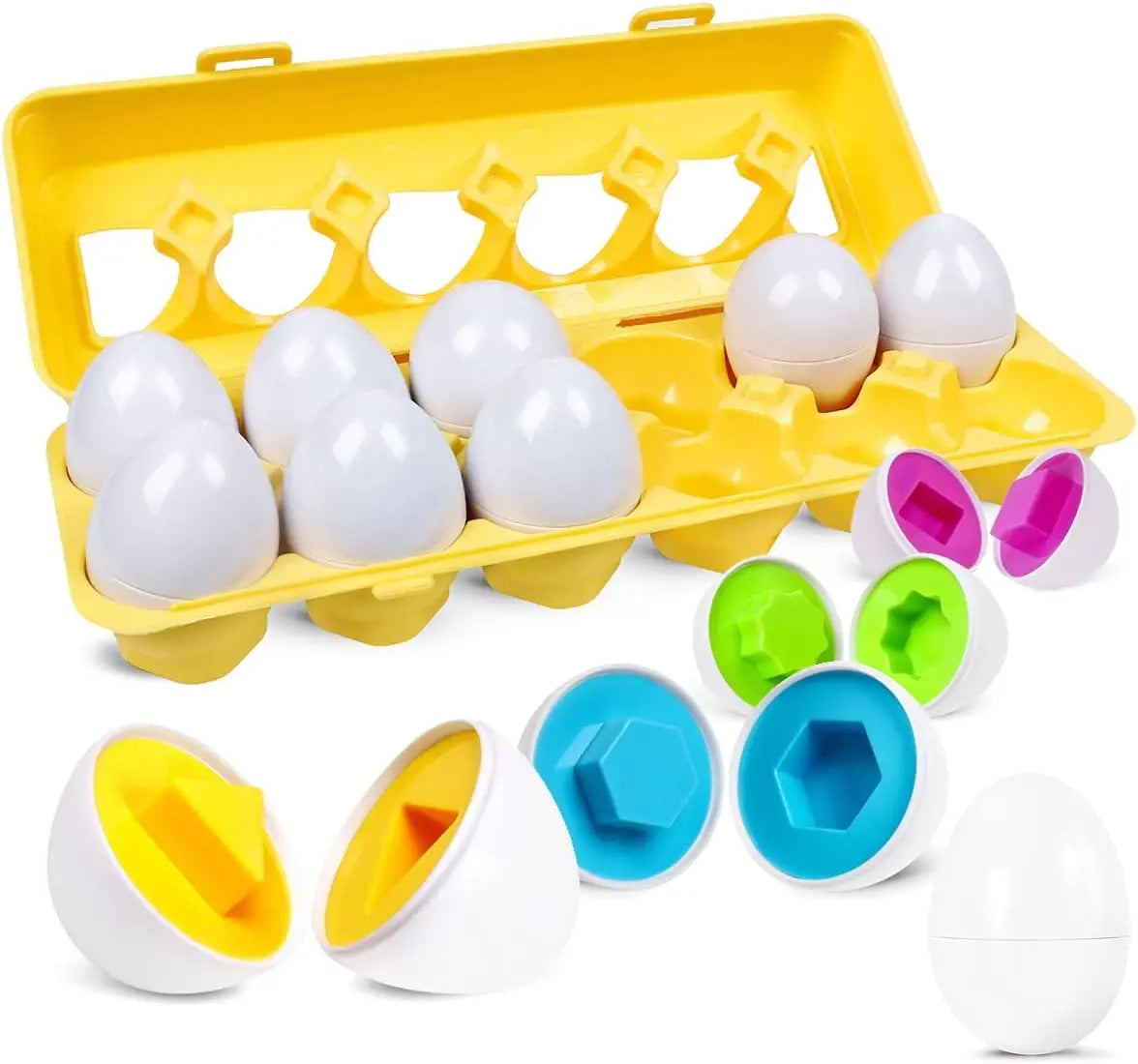 Montessori Geometric Eggs