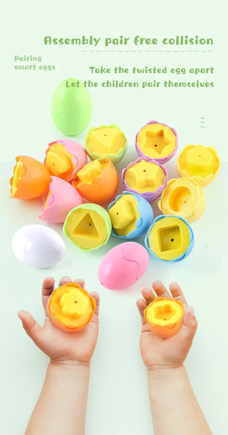 Montessori Geometric Eggs