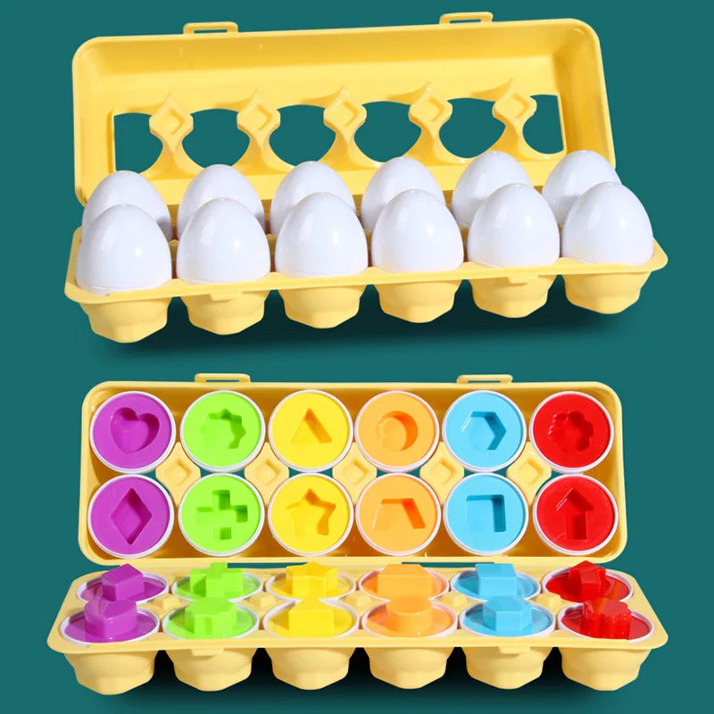 Montessori Geometric Eggs